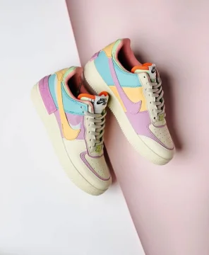 Nike air  force 1 low shadow - ملون