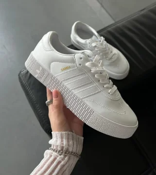 Adidas Samba Rose - ابيض سادة